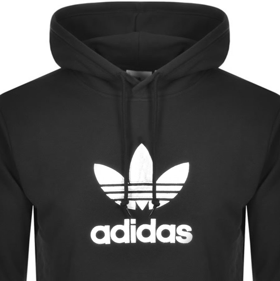 Alternative Image for Productadidas Originals Logo Hoodie Black2